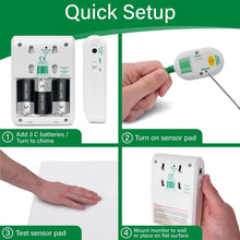 Load image into Gallery viewer, Smart Caregiver Wireless Bed Alarm System - 10x30” Safety Pad with Monitor