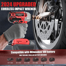 Load image into Gallery viewer, Lightweight Cordless Impact Wrench 250FT-LBS, Milwaukee Battery Compatible