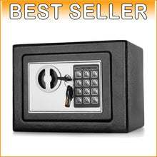Load image into Gallery viewer, Small Electronic Keypad Safe - 2.8 Cu Ft Cash &amp; Jewelry Protection, Black