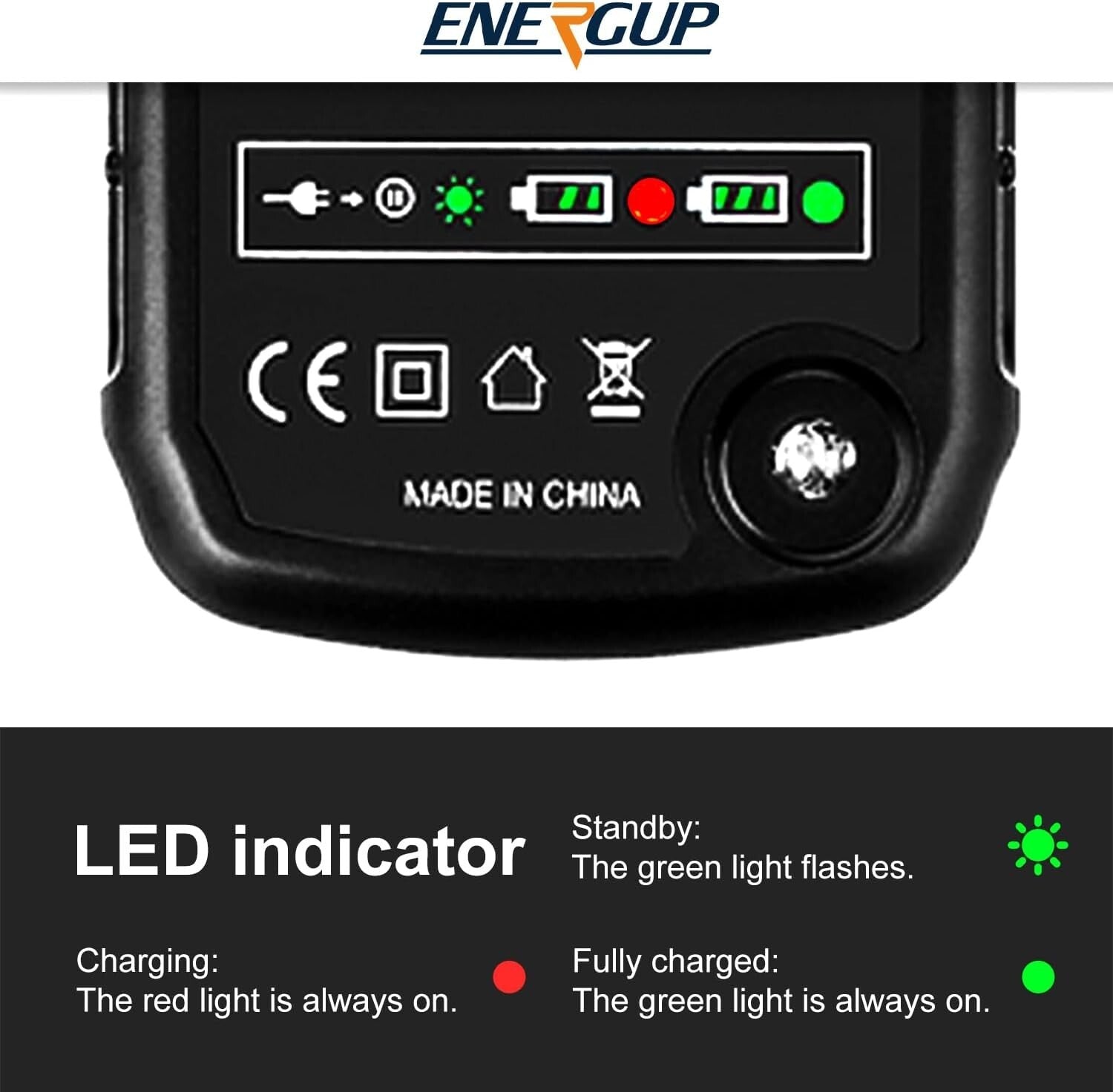 Battery & Charger Combo for Works 20V Tools – Certified & Lightweight Design