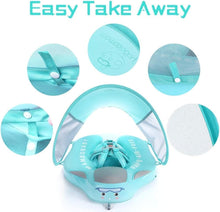 Load image into Gallery viewer, Baby Swim Float with Canopy - Ideal for Safe Backstroke &amp; Breaststroke (3-24 M)