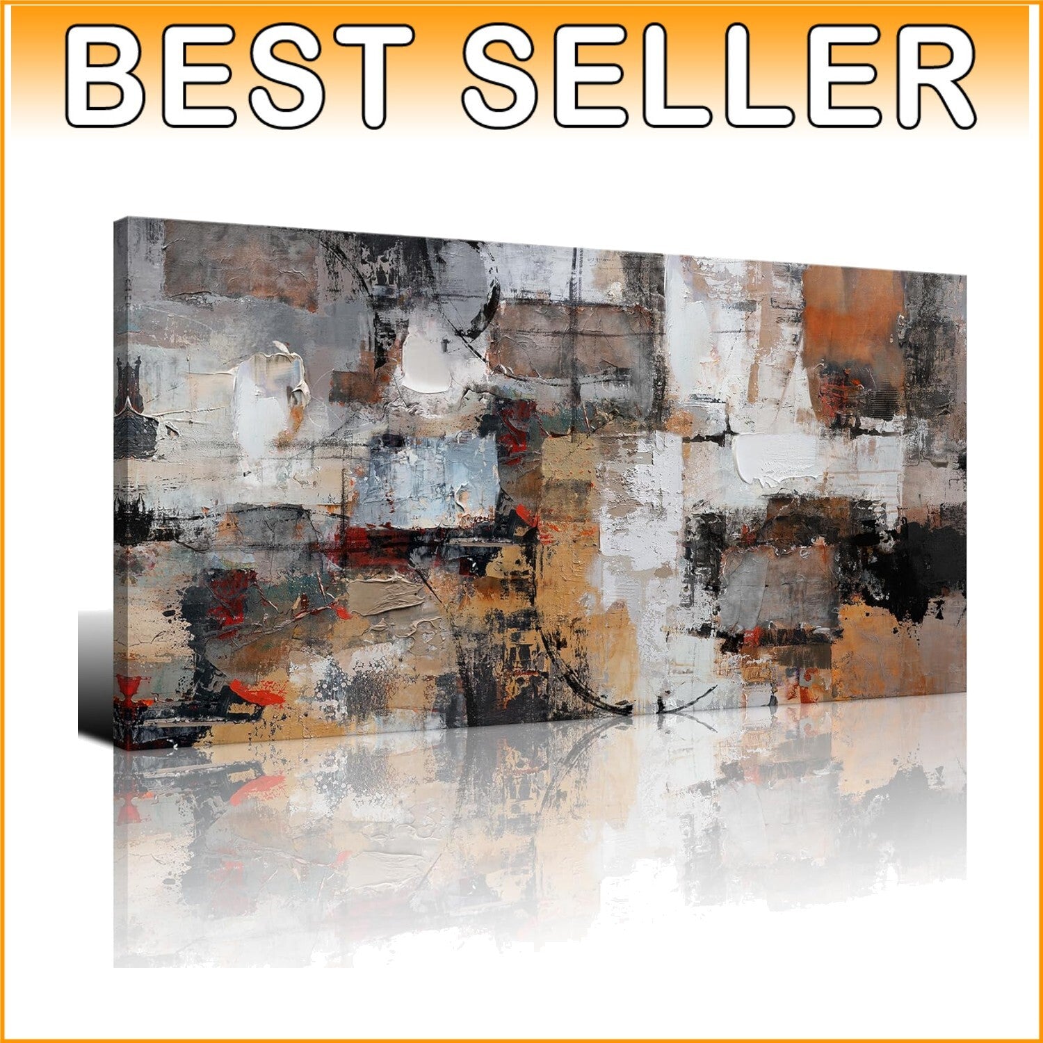 Durable Abstract Canvas Wall Art - Stunning Modern Design for Living Spaces