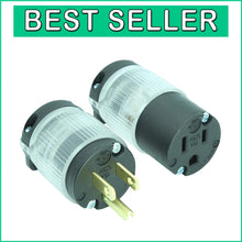 Load image into Gallery viewer, Heavy-Duty Lighted Plug and Connector Set - 15 Amp, 125 Volt Power Solution