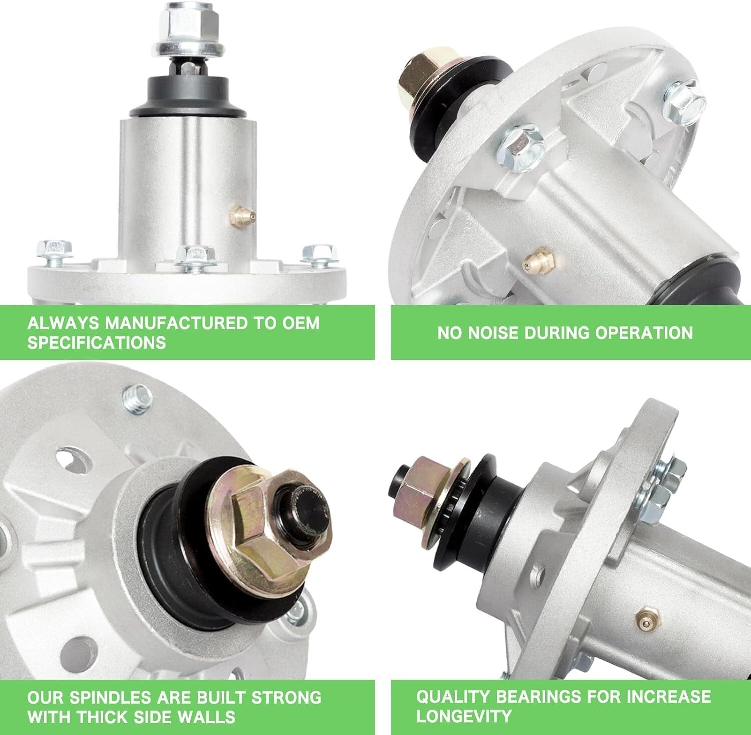 Durable Aluminum Spindle Assembly Replaces GY20454 for John Deere Tractors