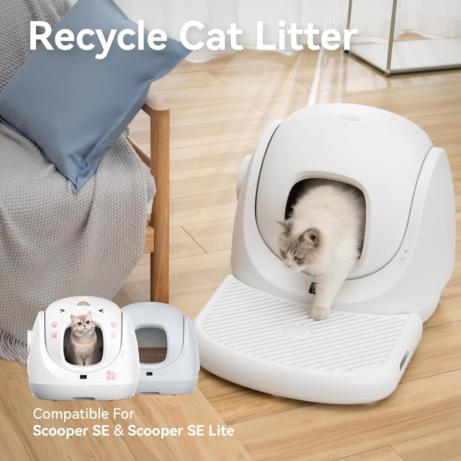 Innovative Cat Ramp for Scooper-SE Lite - Effortless Entry for Elderly & Kittens
