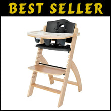 Load image into Gallery viewer, Portable Wooden High Chair for Kids - Easily Transforms from High Chair to Chair