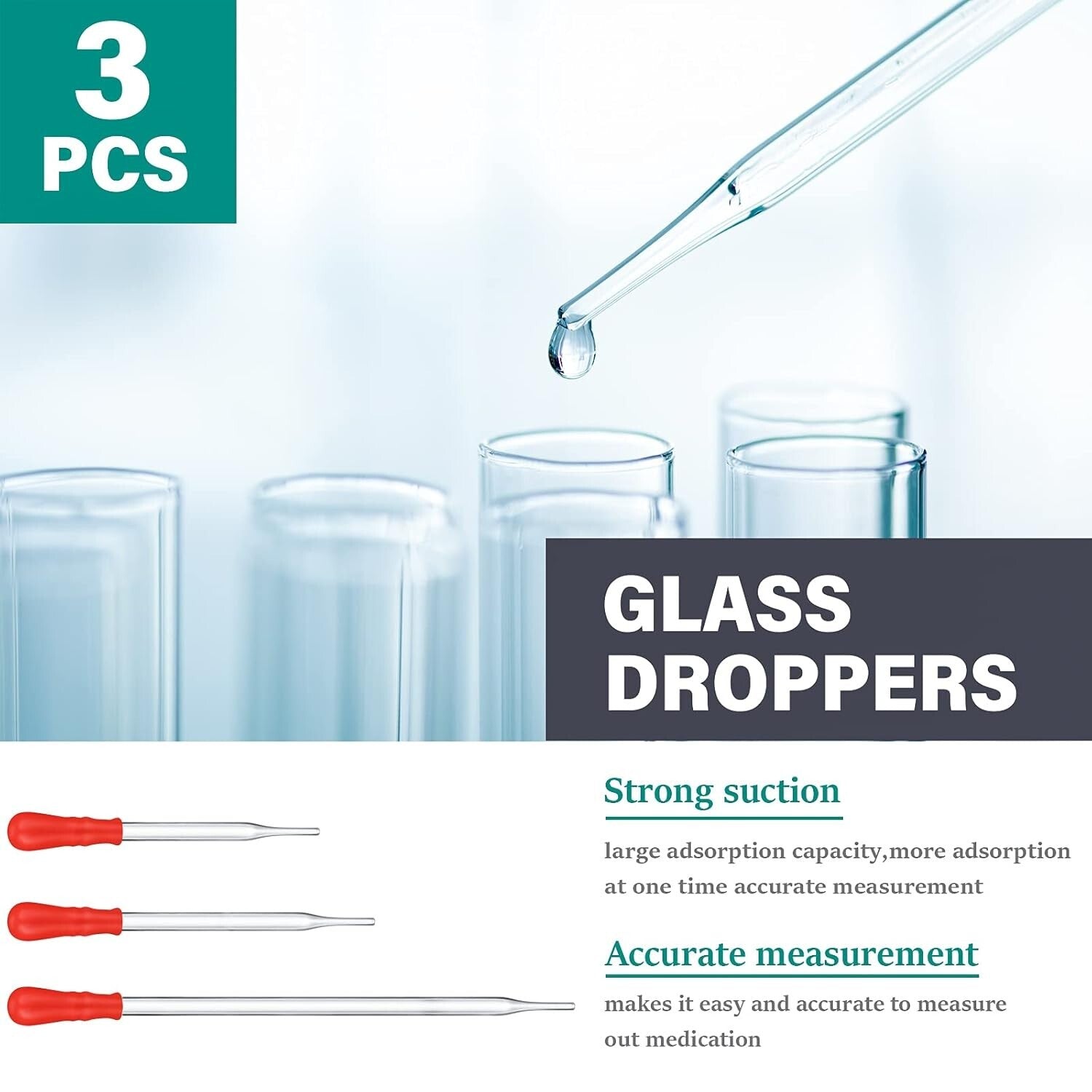 Multi-Size Borosilicate Glass Beaker & Measuring Cylinder Set for Experiments