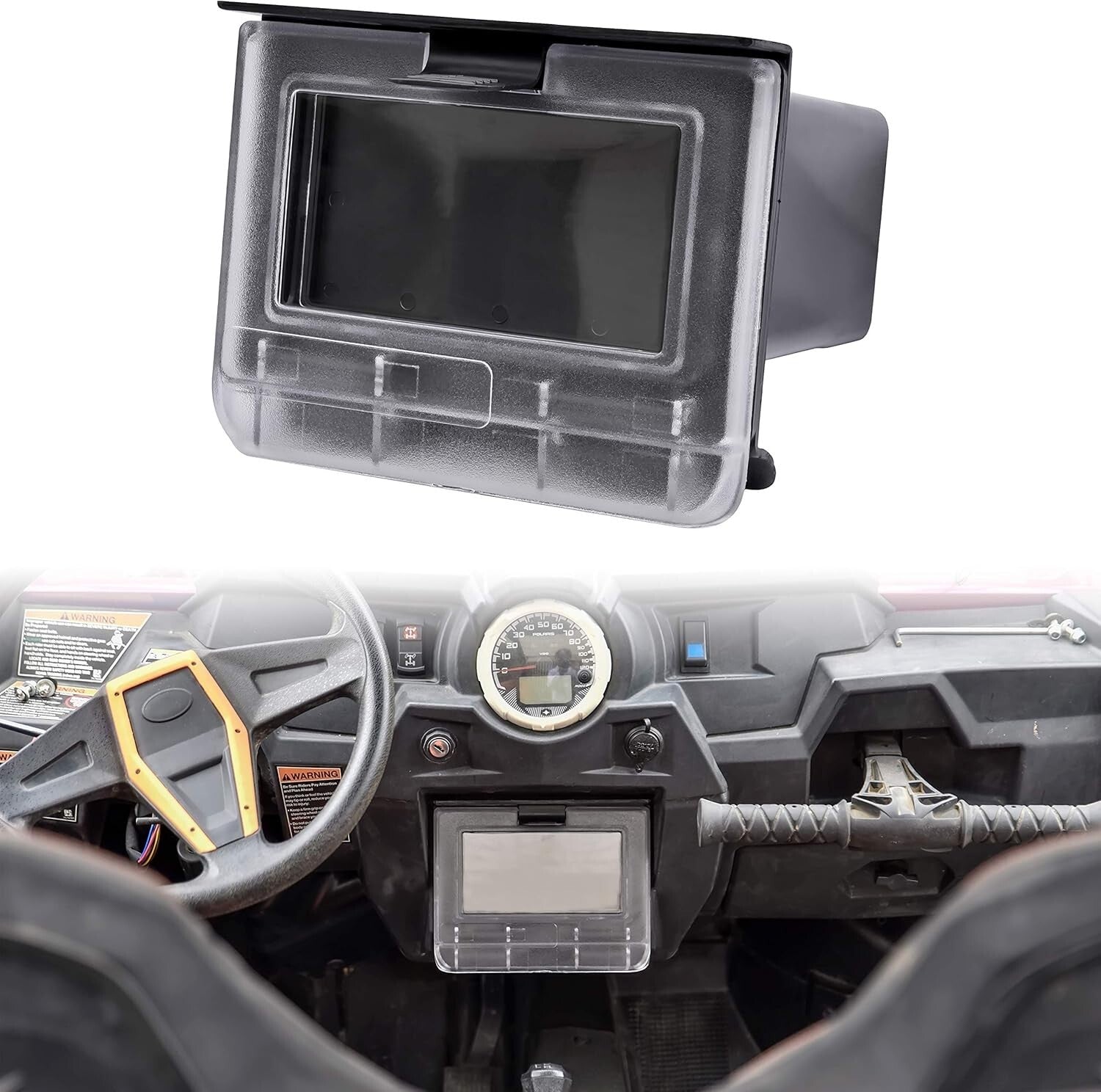 Durable RZR Center Dash Storage Box for Polaris 1000/900 - Watertight Design