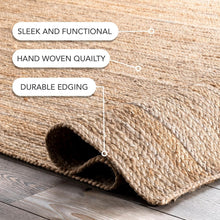 Load image into Gallery viewer, Durable 2x6 Natural Fiber Jute Runner Rug - Ideal for High Traffic Areas