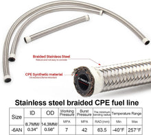 Load image into Gallery viewer, Premium EFI Fuel Kit: 0-100psi Pressure Gauge, Adaptable Aluminum &amp; Fittings
