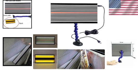 Double Stripe LED Line Board for Paintless Dent Repair – Lightweight & Durable