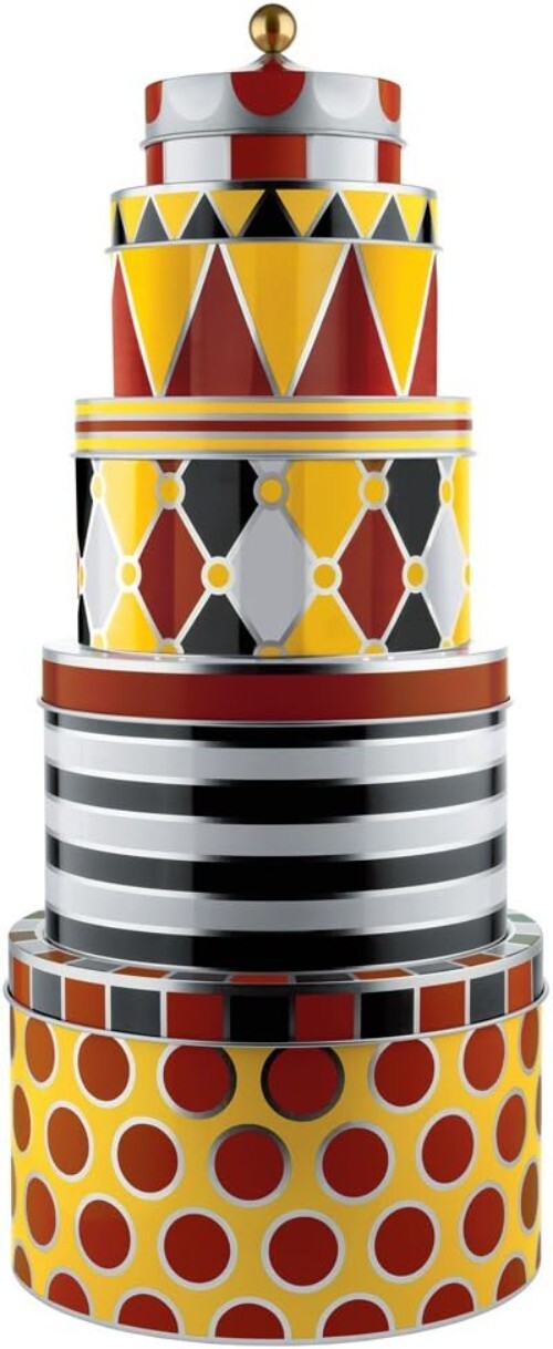 Designer Set of 3 Decorative Tin Boxes - Fun and Functional Storage Solution