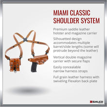 Load image into Gallery viewer, Pro-Grade Miami Classic Shoulder Holster for Colt &amp; Kimber Pistols - Right-Hand