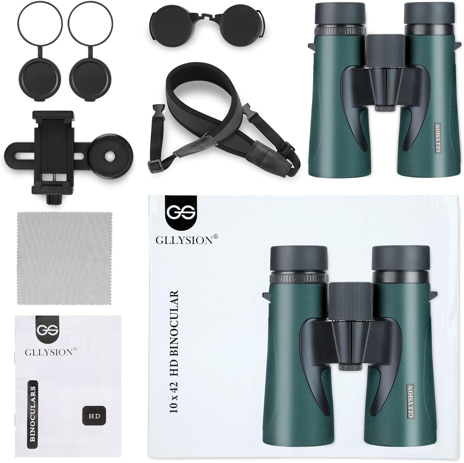 Professional 10X42 Lightweight Binoculars with Phone Adapter for Nature Lovers