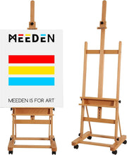 Load image into Gallery viewer, Adjustable H-Frame Easel with Tilt and Wheels - Ideal for Canvas Art up to 48"