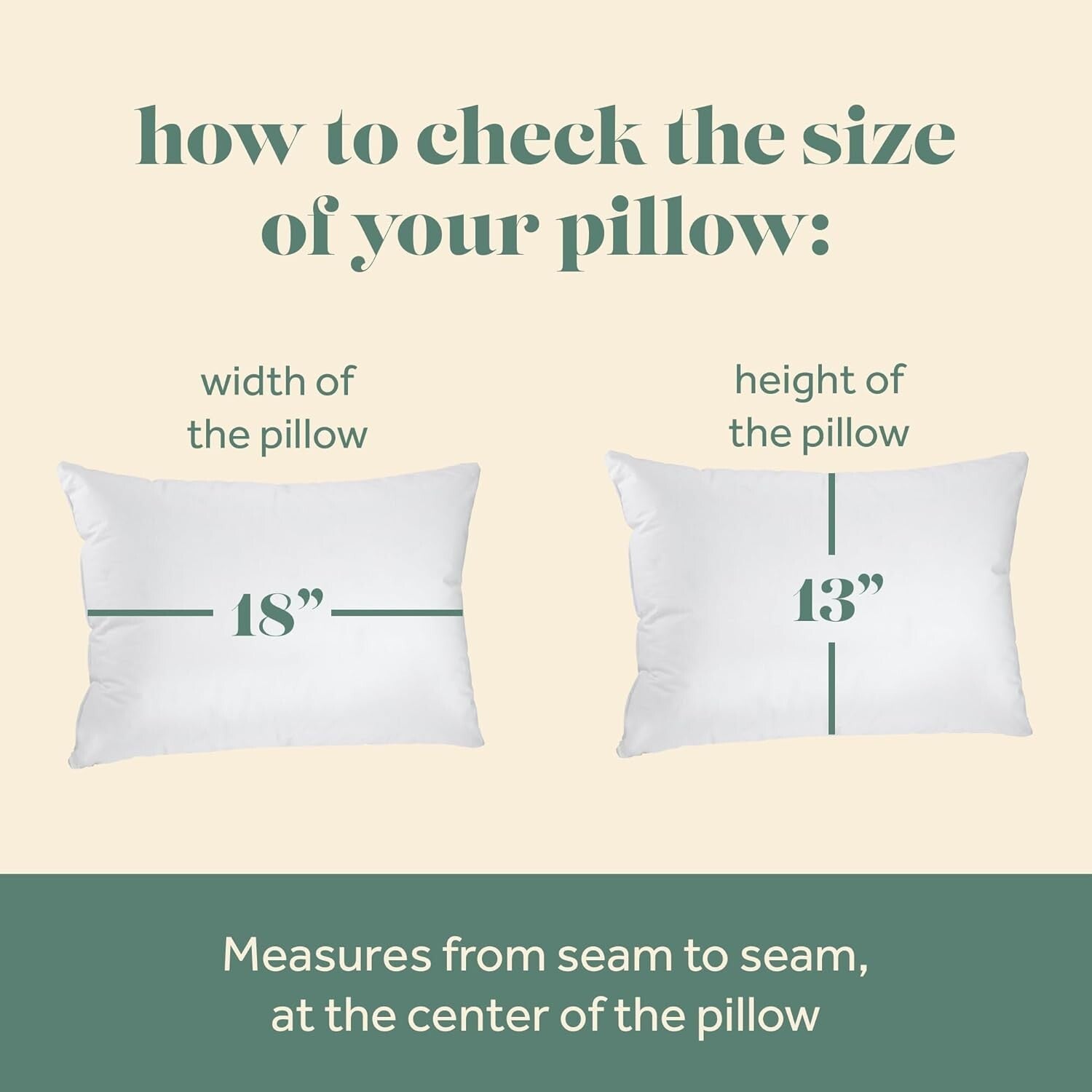 Ergonomic Toddler Pillow - 800 Fill Power Goose Down, 13x18 Inches, **Hypoall...