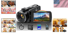 Load image into Gallery viewer, High-Definition Video Camera with Remote &amp; Webcam Function for Easy Streaming
