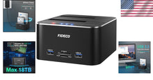 Load image into Gallery viewer, Elegant Aluminum USB 3.0 HDD Dock - Supports 18TB, Compatible with Windows/Mac