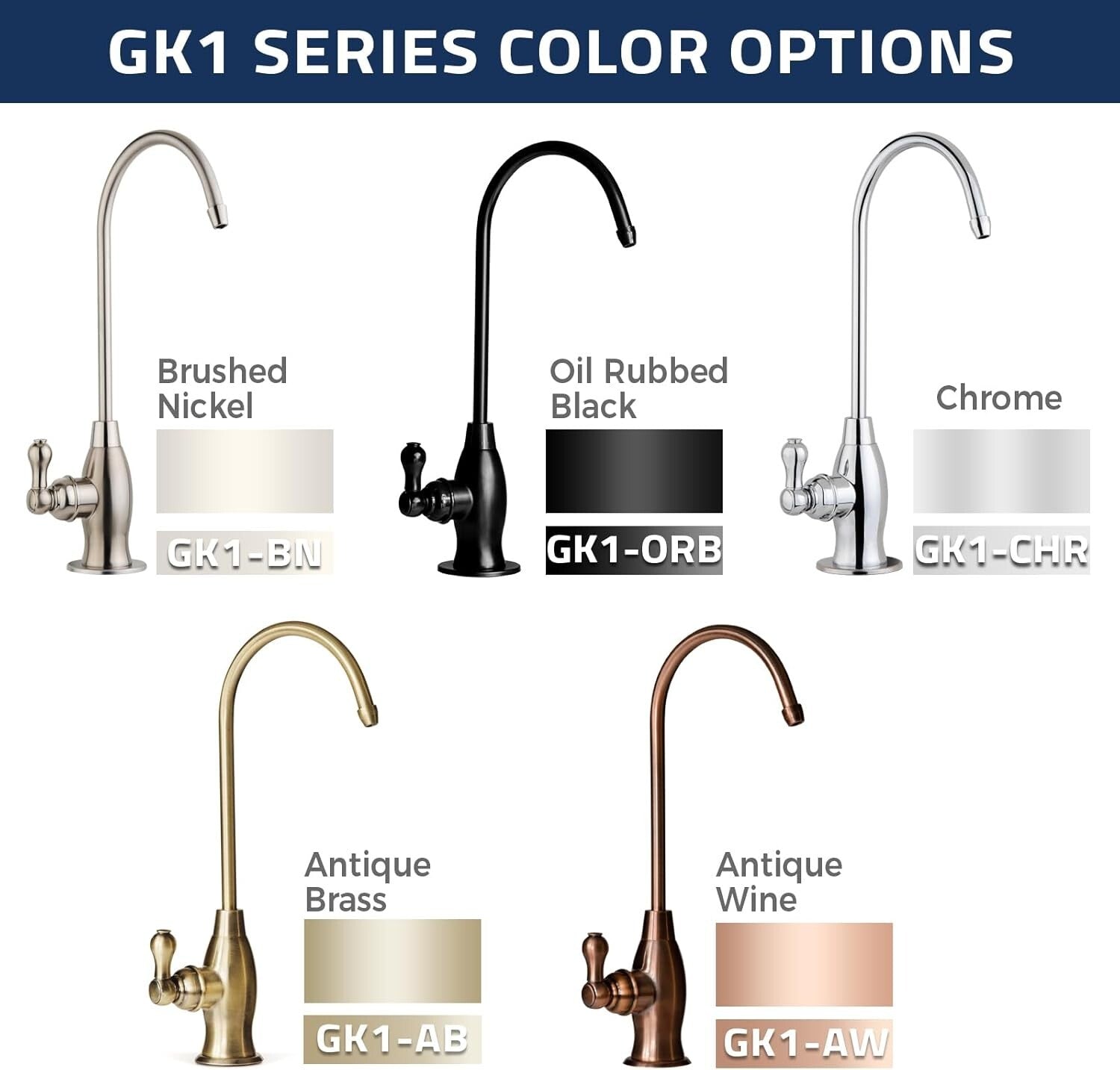 Stylish Brushed Nickel RO Faucet with Easy Installation and Durable Design