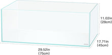 Load image into Gallery viewer, Rimless 22.1 Gal Low Iron Aquarium with Black Leveling Mat - W29.5×D17.7 in