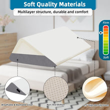 Load image into Gallery viewer, Orthopedic Adjustable Wedge Pillow Set, Portable Memory Foam Support for Adults