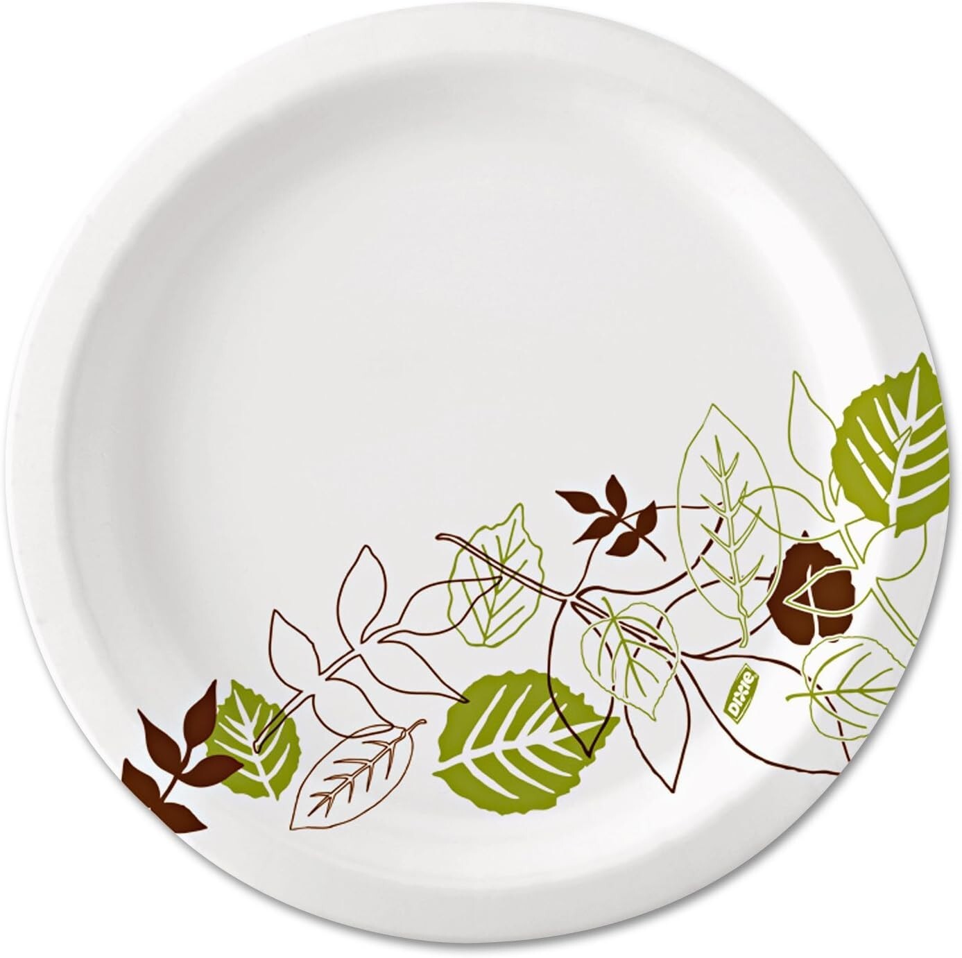 Elegant 8.5" Dixie Pathways Plates - 500 Count Medium-Weight for Any Occasion