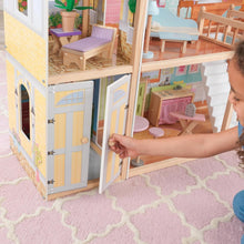 Load image into Gallery viewer, Interactive Majestic Mansion Dollhouse - 4 Levels, Elevator &amp; 34 Accessories