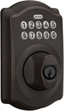 Load image into Gallery viewer, Premium Keypad Deadbolt in Aged Bronze - Easy Installation &amp; Energy Efficient
