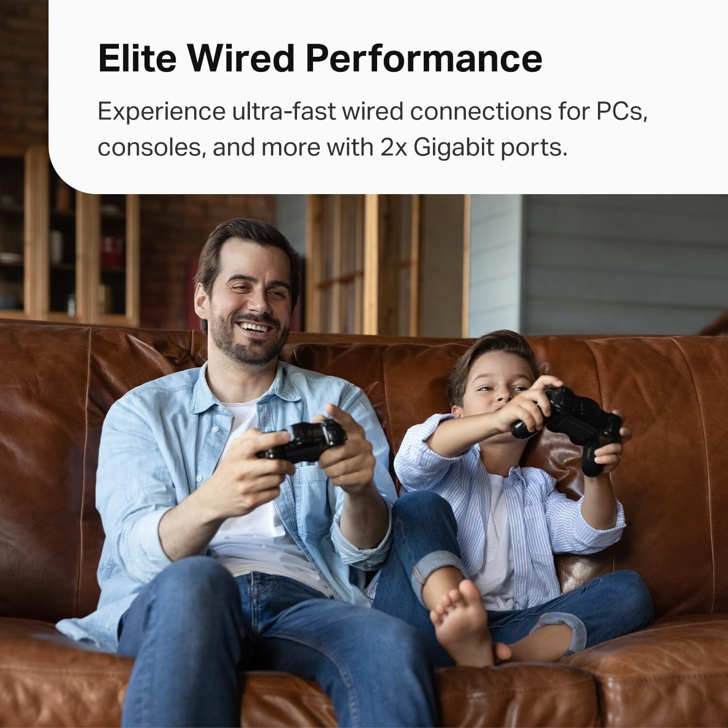 Deco X15 Wi-Fi 6 Mesh System - Replace Routers and Extenders, 2 Gigabit Ports