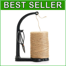 Load image into Gallery viewer, Retro-Inspired Garden Twine Holder Set with Jute Twine &amp; Functional Scissors