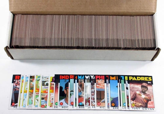 1986 Baseball Cards Complete Set - 792 Unique Designs with Notable Players