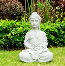 Load image into Gallery viewer, Calming 25.6" Freestanding Sitting Buddha Statue - Perfect Garden Centerpiece