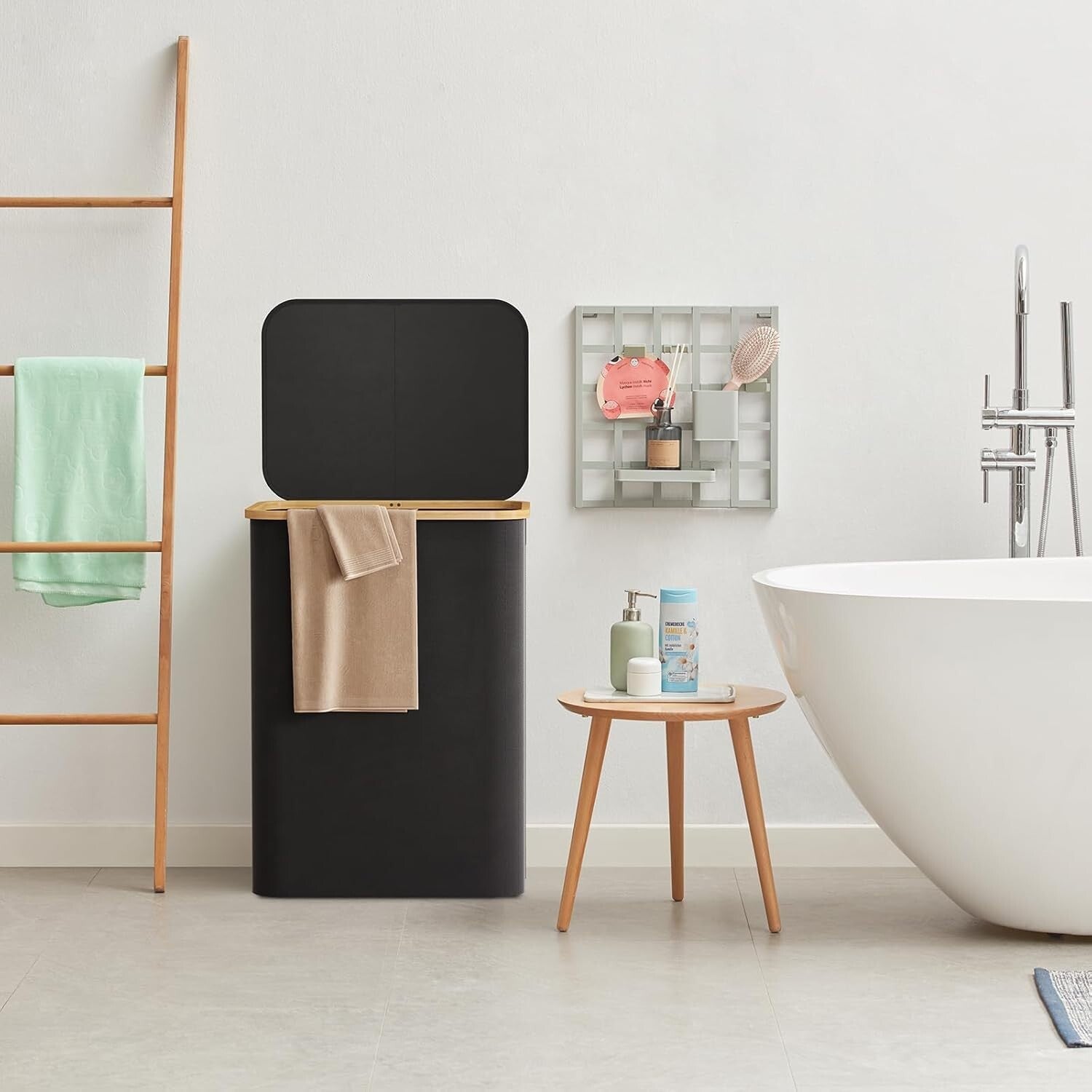 Elegant 150L Laundry Hamper with Removable Bags - Perfect for Home Organization