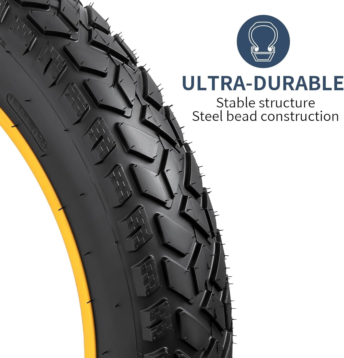 20x4.0 Heavy Duty E-Bike Tires & Tubes - Ultimate All-Terrain Performance Duo