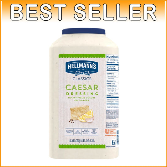 Creamy Gluten-Free Caesar Salad Dressing - 128 Fl Oz for Culinary Excellence