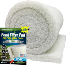 Load image into Gallery viewer, Premium 1-Inch Thick Koi Pond Filter Pad - Customizable White Bulk Roll