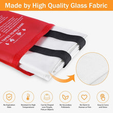 Load image into Gallery viewer, Emergency Fire Blanket 6-Pack - 39" Fiberglass Fire Suppression for Home Safety