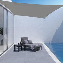 Load image into Gallery viewer, Lightweight UV-Blocking 16' x 20' Graphite Shade Sail for Stylish Outdoor Living