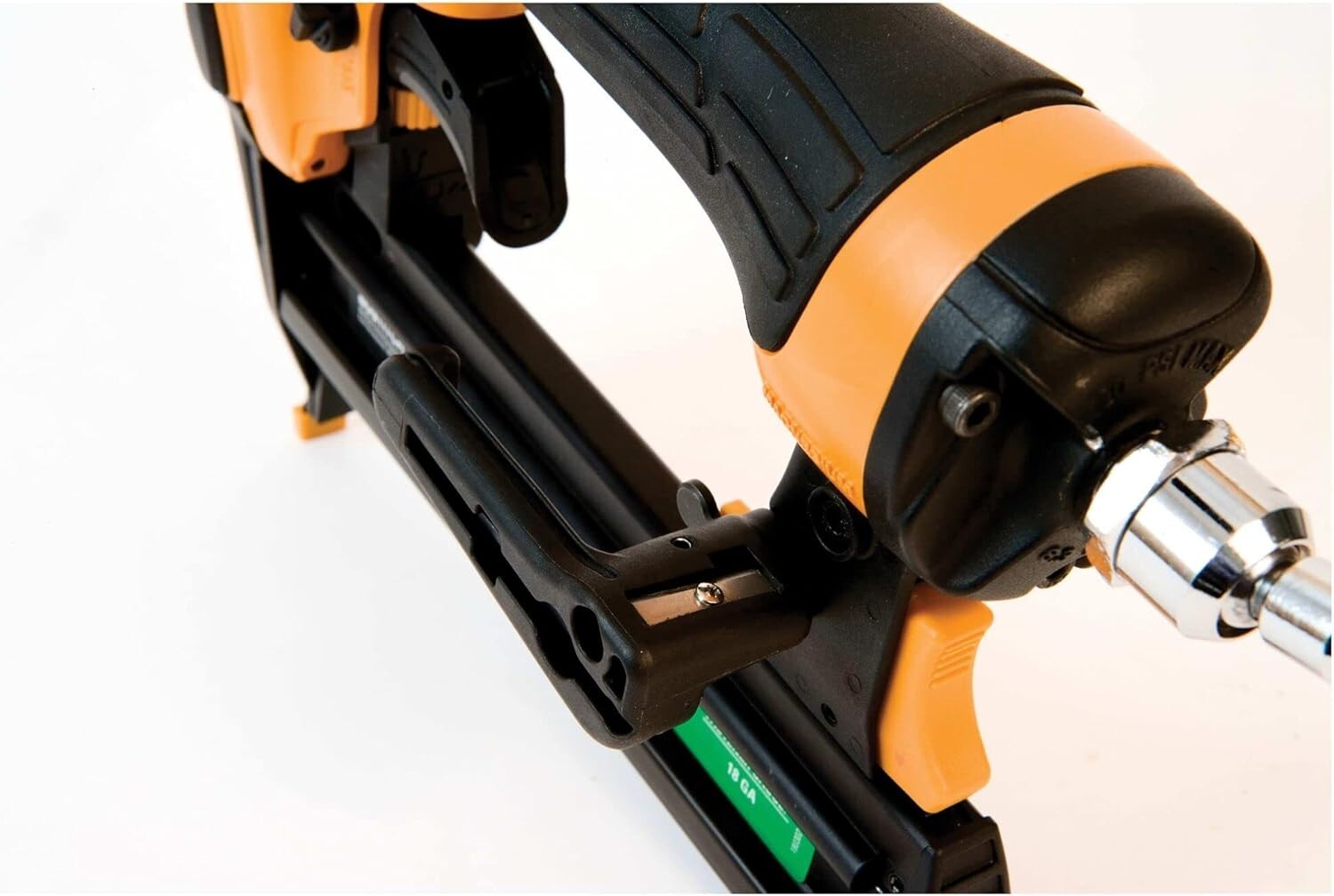 Versatile 18-Gauge Narrow Crown Stapler Kit - Oil-Free & Lightweight Design