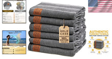 Load image into Gallery viewer, Lightweight Discover of Comfort - 6 Quick-Dry Turkish Beach Towels 70 x 38''