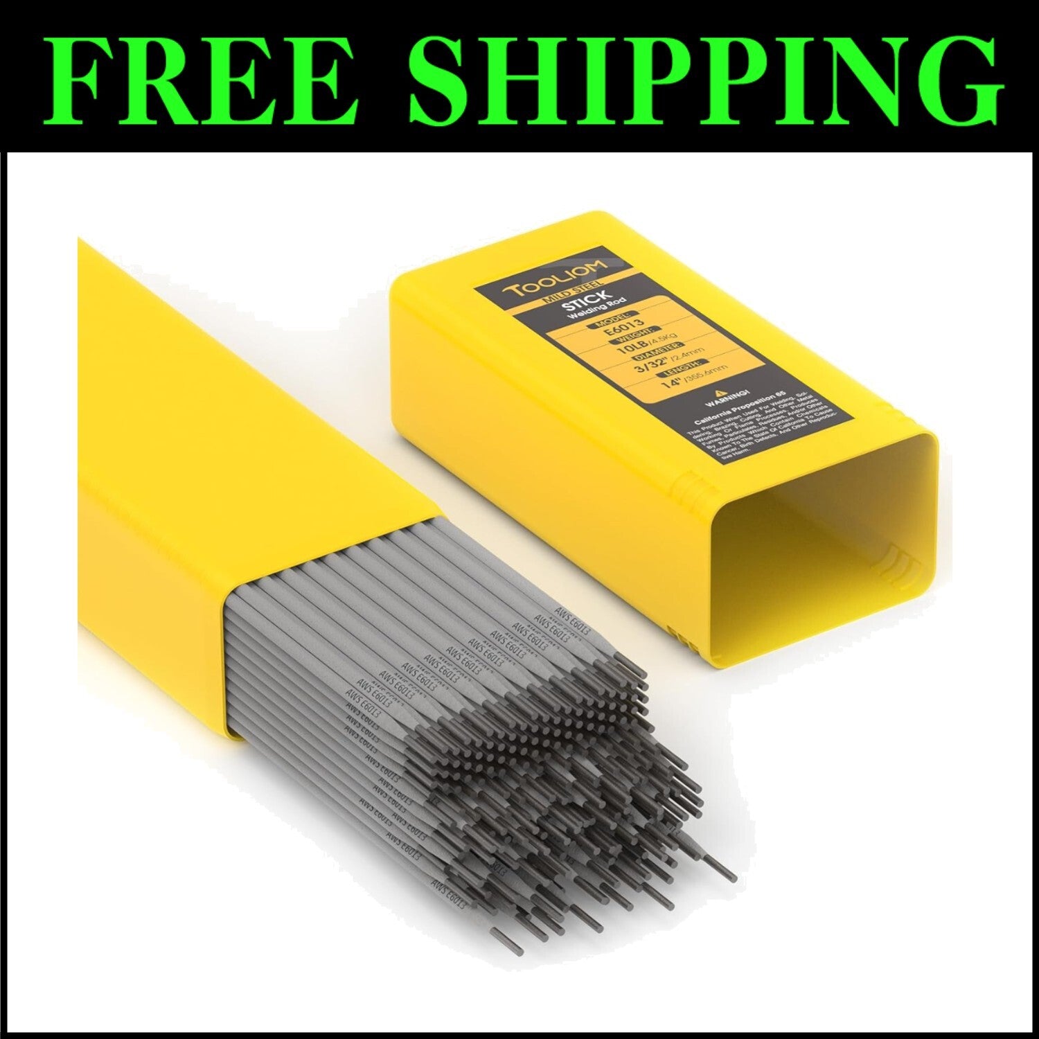 3/32" E6013 Carbon Steel Welding Rods - 10LB Pack for Reliable Performance