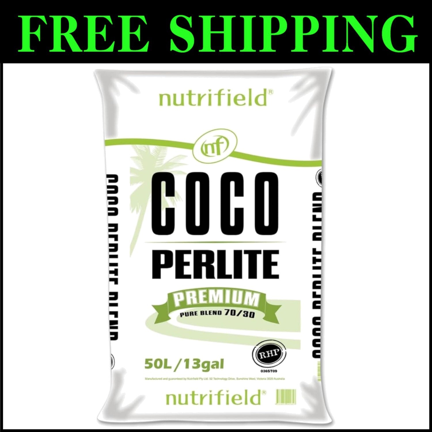 Eco-Friendly Coconut Coir & Perlite Potting Mix - 50L Premium Quality Blend
