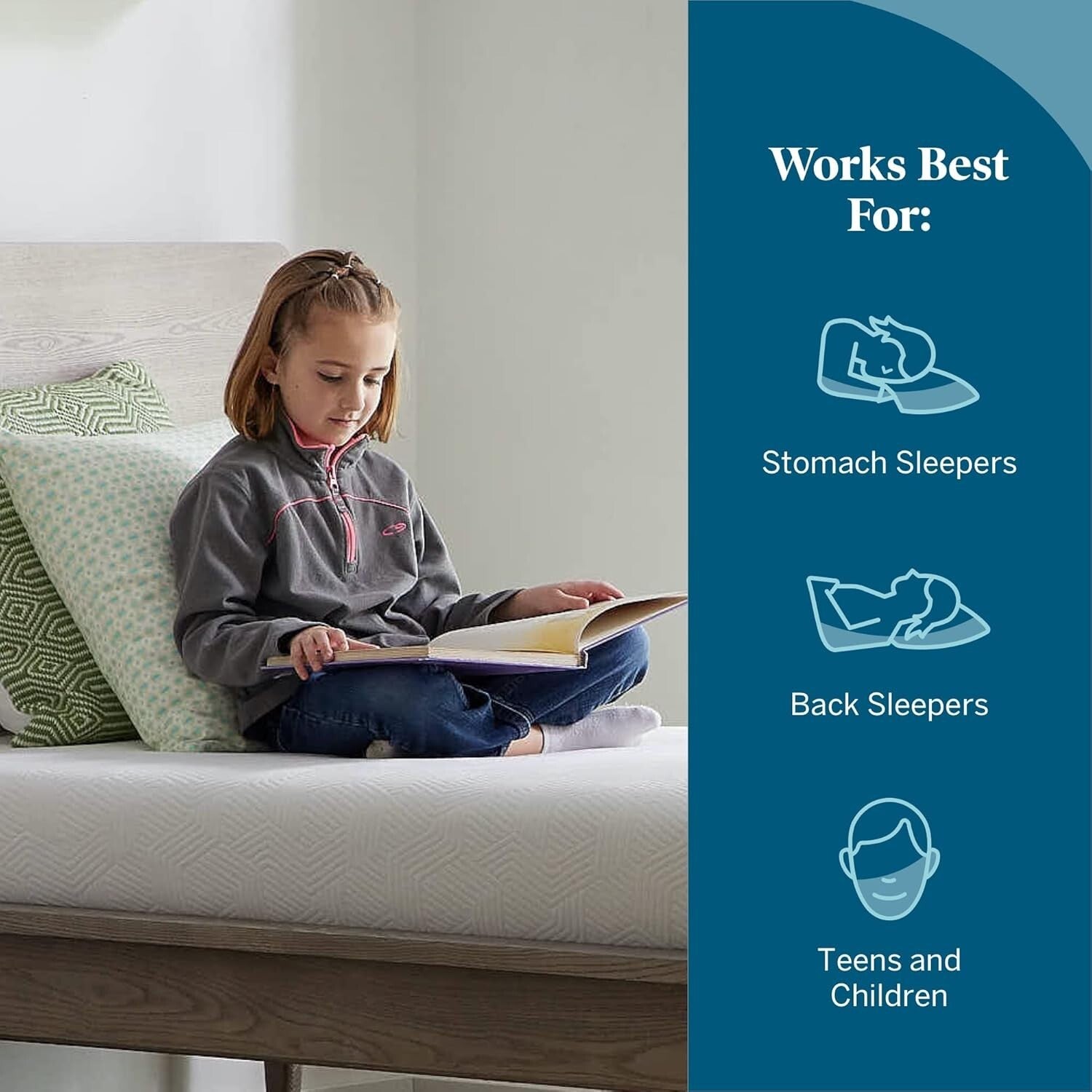 6-Inch Firm Gel Memory Foam Mattress - Breathable with Bamboo Charcoal Infusion