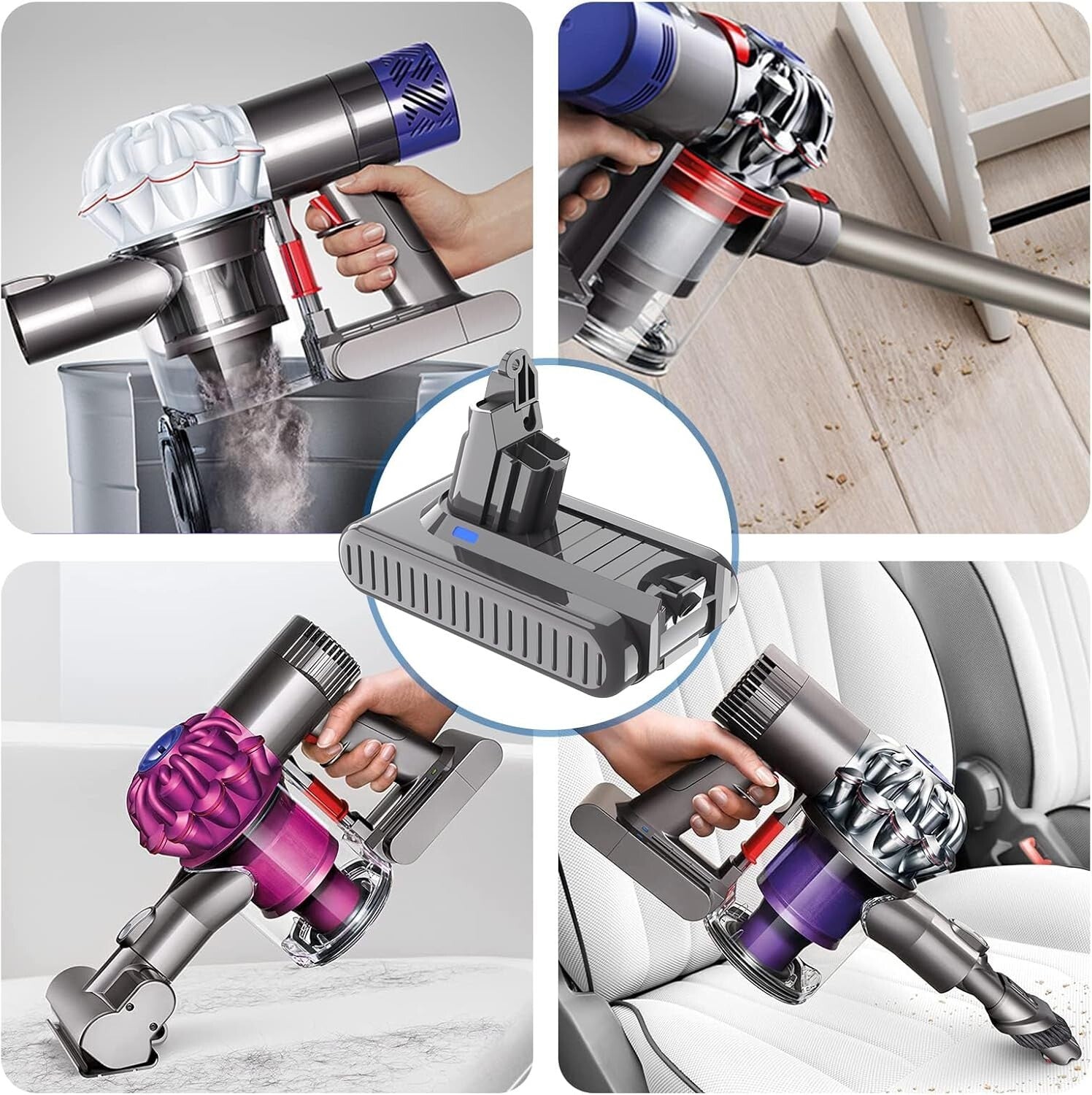 Reliable 21.6V V6 Battery Replacement - Safe, Easy Installation for Your Vacuum