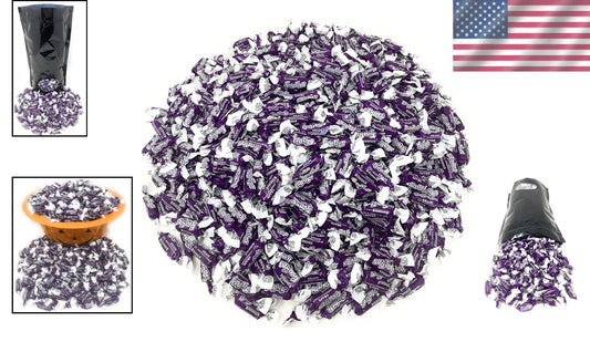Bulk Grape Flavor Frooties Taffies - 5 lb Resealable Bag of 735+ Chewy Treats
