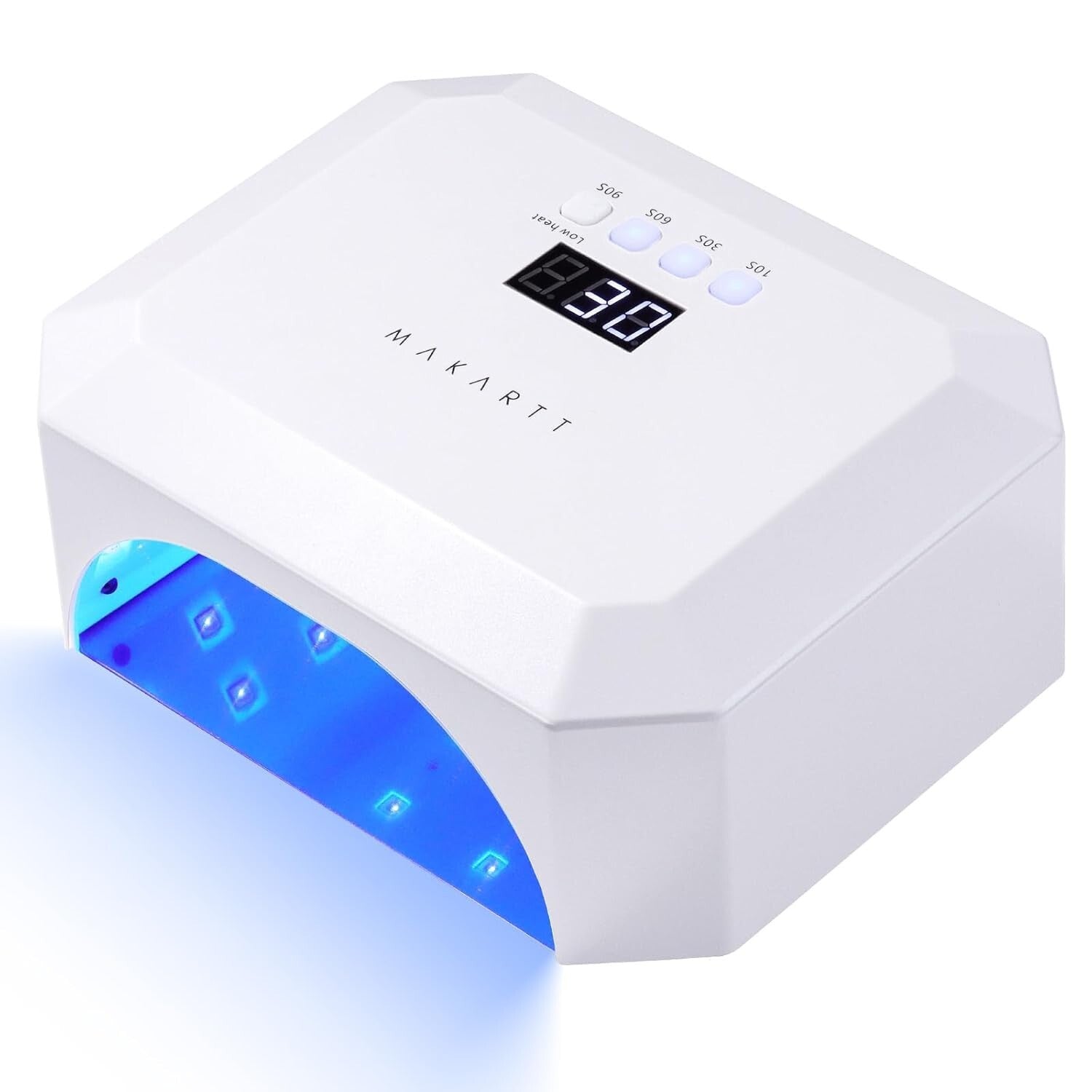 All-in-One Cordless UV LED Nail Curing Lamp with Auto Sensor & Detachable Base