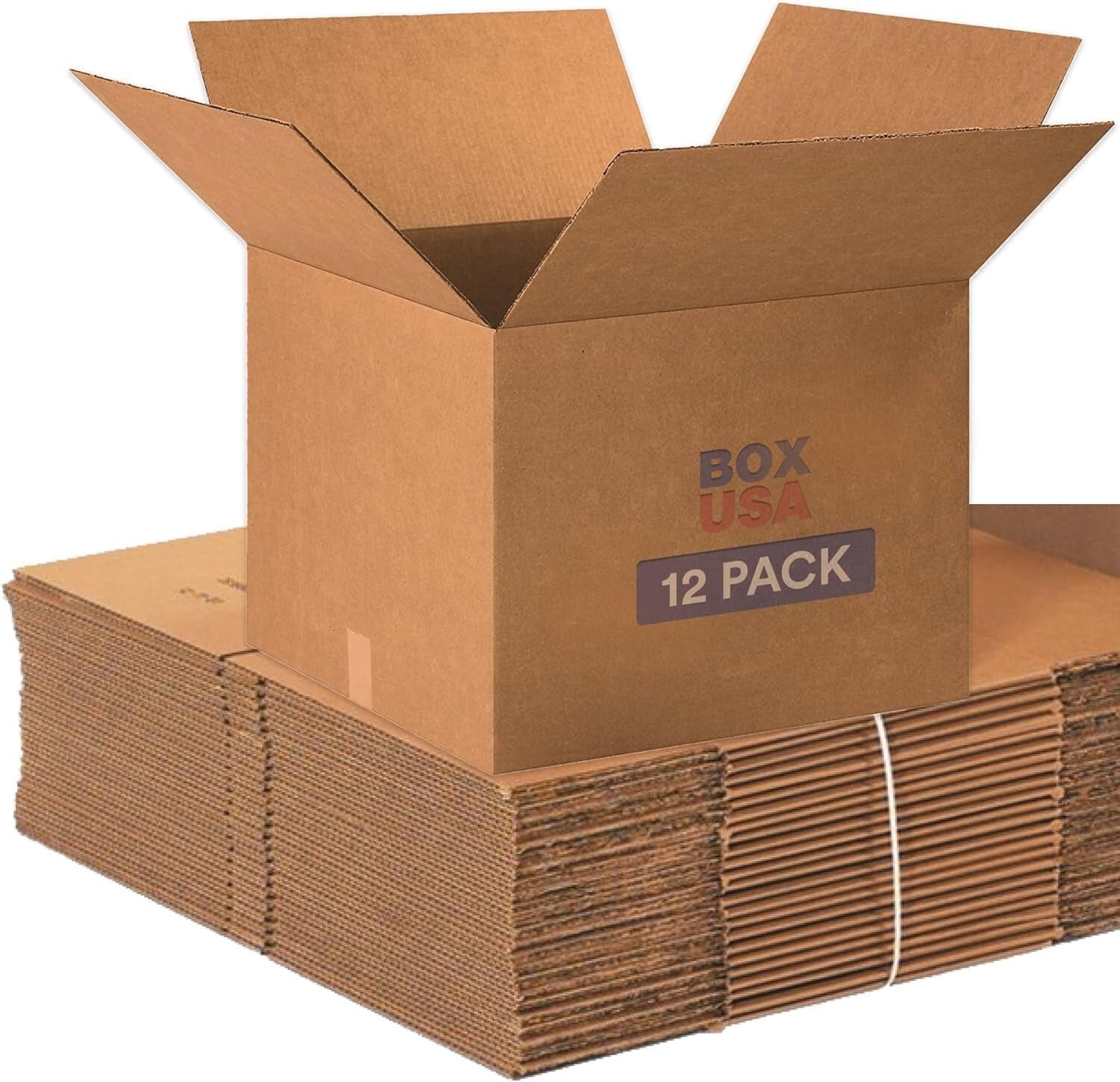 12-Pack Large 20" x 20" x 15" Corrugated Moving Boxes for Efficient Organization