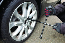 Load image into Gallery viewer, Ergonomic 4-Way Lug Wrench for Trucks - 25" Drop Forged Steel Design