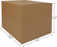 Load image into Gallery viewer, Easy Setup Medium Moving Boxes, 20-Pack - 18" x 14" x 12" Usable for All Packing