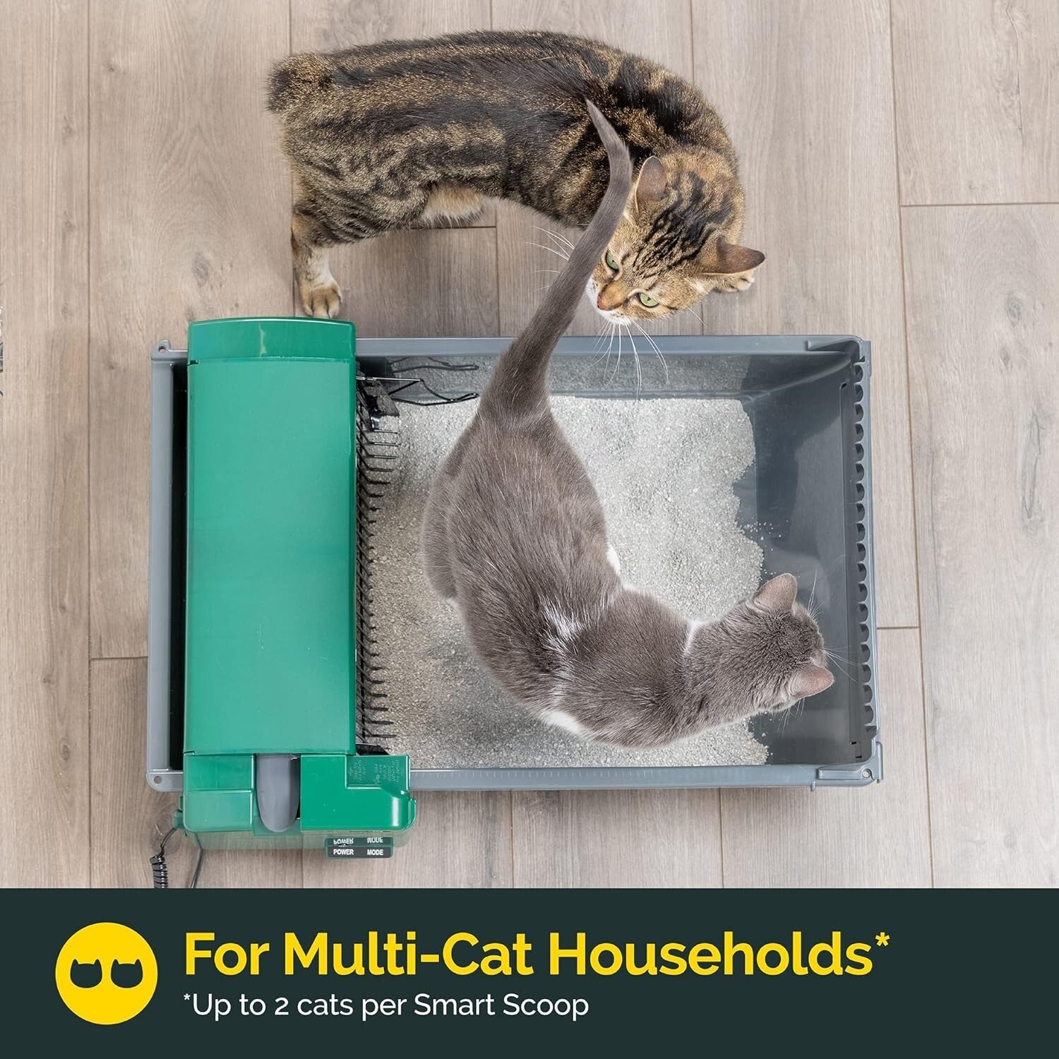 Automatic Cat Litter Box with 4-Month Supply - Mess-Free, Odor Control Design